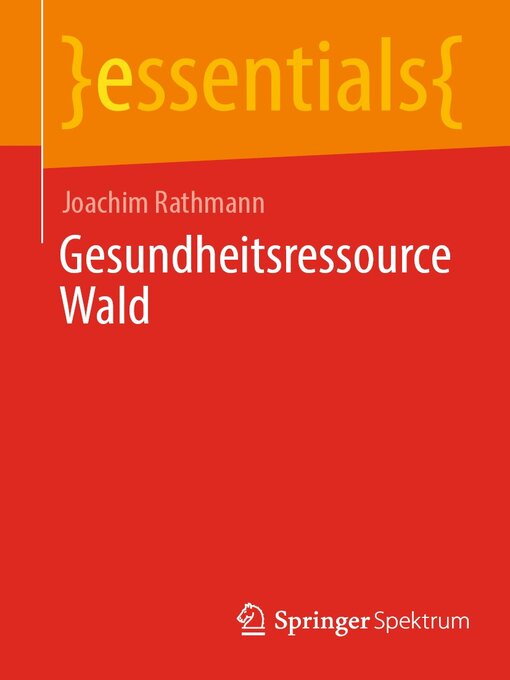 Title details for Gesundheitsressource Wald by Joachim Rathmann - Available